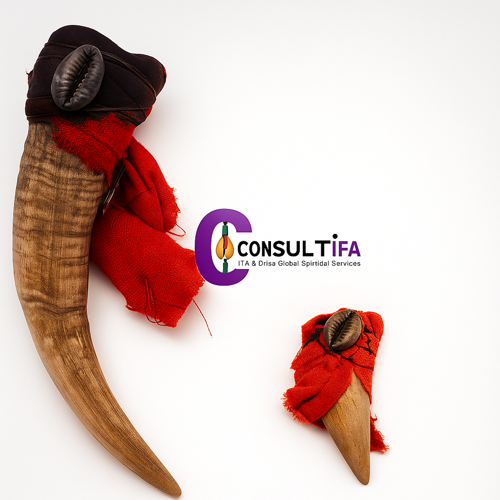 Authentic Olugbohun Horn for Manifestation and Protection