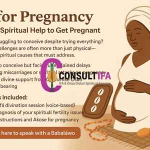 Ifá Spiritual Help for Fertility & Pregnancy
