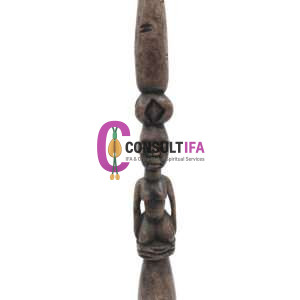 Iroke Ifa (13”-15”) – Authentic Divination Tapper for Ifa Rituals
