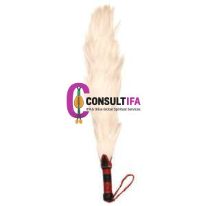 Irukere ifa Esu – Sacred Whisk for Esu Rituals