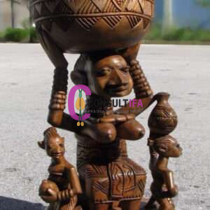 Ajere Ifa – Sacred Beaded Vessel for Ifa Rituals