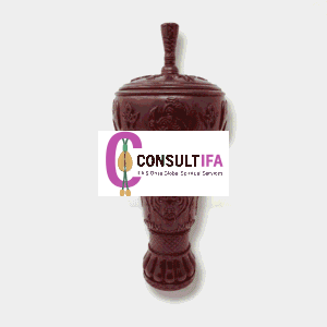 Batea y Pilón para Shango Tigre Ifá – Batea Agayú Shango para Santería y Orisha