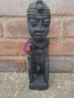 11-Inch Authentic Yoruba Ogun Statue – Hand-Carved Ogun Icon for Protection, Strength & Altar Use