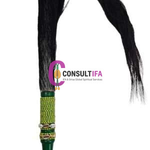 Iruke Oya Irukere Yansa – Handmade Santería & Ifá Ritual Tool for Osha and Orishas